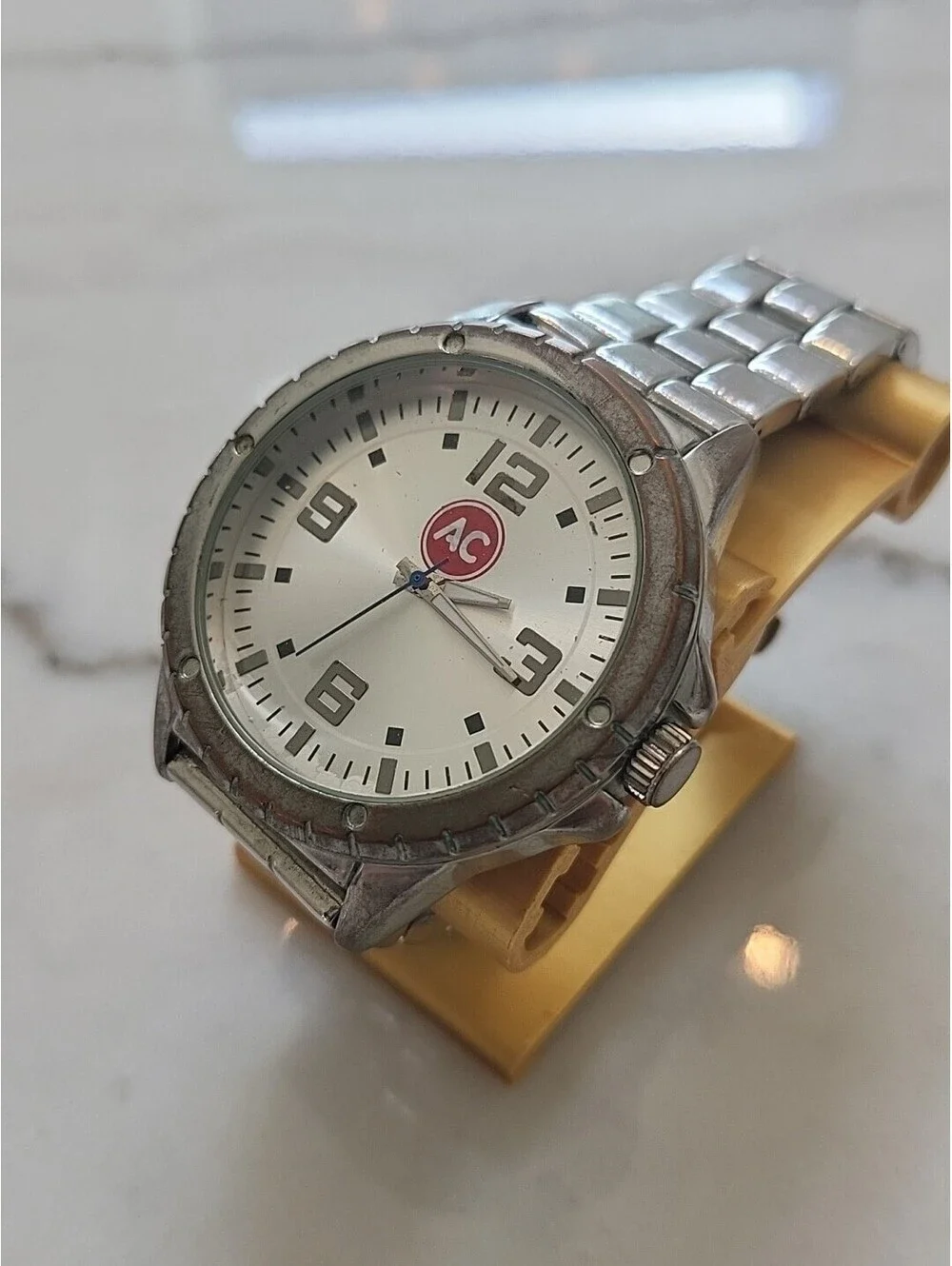 Men's Quartz Watch Working New Battery Automobilia 46mm 8.25